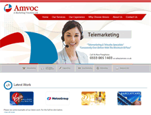Tablet Screenshot of amvoc.co.uk